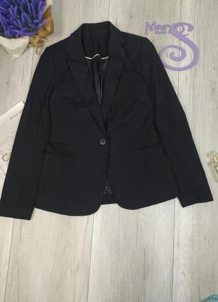 Женский пиджак mango черный размер s6 фото