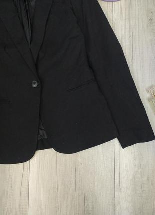 Женский пиджак mango черный размер s5 фото