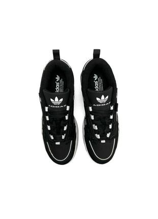 Adidas originals adi2000 black white6 фото