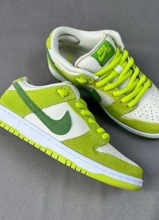 Кросівки nike dunk low green/white | кросівки nike  dunk low green/white| зелені кросівки nike |