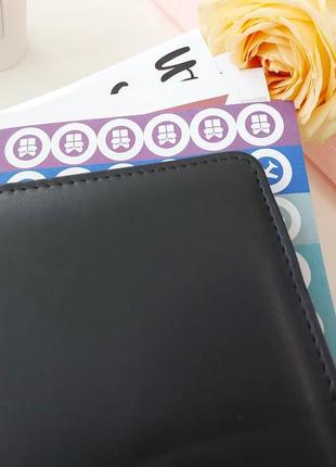 Набір: байндер (папка, блокнот) для заощаджень (накопичень) а6+12 зіп-конвертів +наліпки