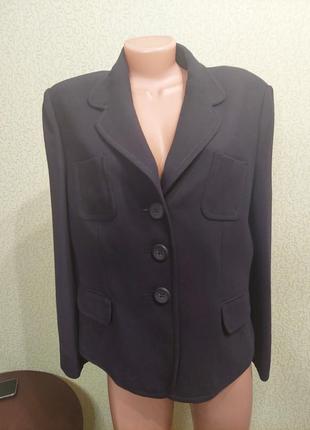 Женский пиджак жакет блейзер черного цвета2 фото