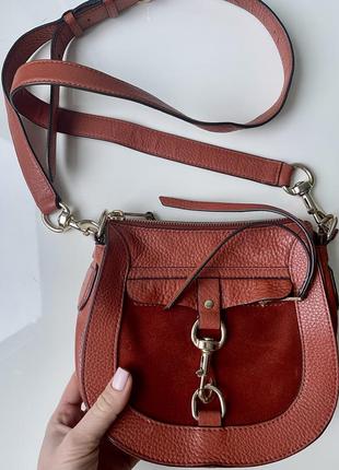 Rebecca minkoff dog clip saddle bag