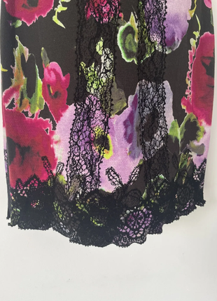 Стильная юбка миди в цветочный принт marc cain шерсть9 фото