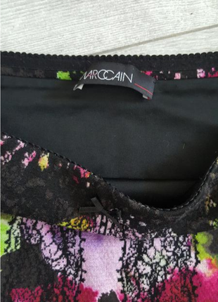 Стильная юбка миди в цветочный принт marc cain шерсть5 фото