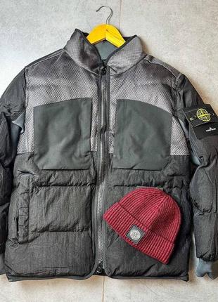 Куртка зимняя stone island мужская/пуховик