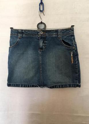 Стильна жіноча  міні джинсова спідниця / женская джинсовая юбка