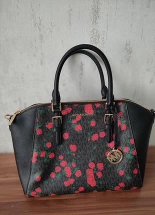 Сумкa michael kors "розы"