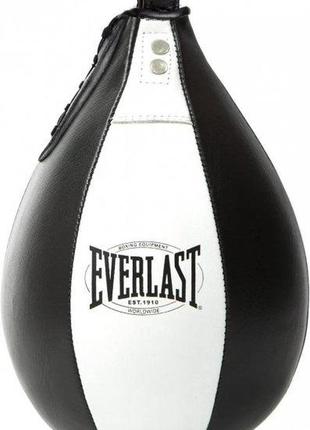 Боксерська груша everlast 1910 speed bag чорний, білий 22,5 x 15 см (870740-70-81)1 фото