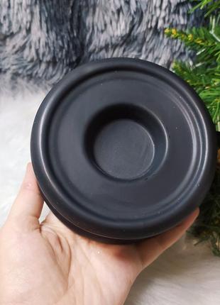 Скляний свічник стильний дизайн на подарунок подсвечник