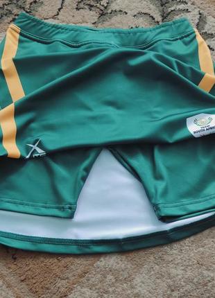 Спортивная еластичная юбка с шортами maxed elite1 фото