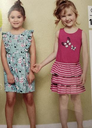 Набор платьев для девочки 110-116, 5-6 лет1 фото