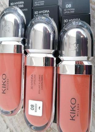 Блеск для губ kiko 3d hydra lipgloss 082 фото