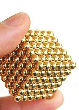 Магнитный конструктор нео neocube золотой, магнитная игрушка неокуб, неокуб магнитный конструктор6 фото