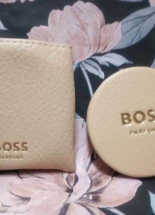 Hugo boss зеркальце карманное с чехлом