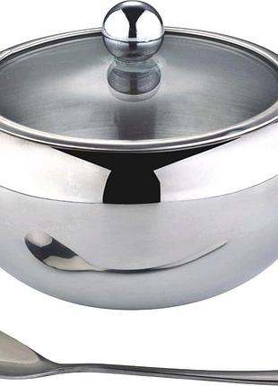 Сахарница с ложкой 460 мл vincent vc-1255