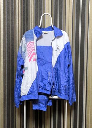 Мужской нейлоновый винтажный спортивный костюм sergio tacchini1 фото