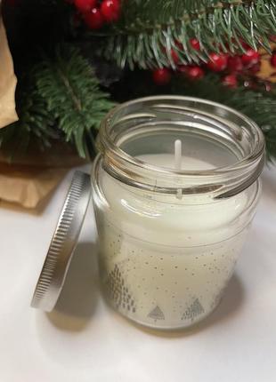 Парфумированая ароматична свічка аромасвеча happy holidays
