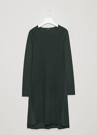 Комбінована чорна сукня довгий рукав