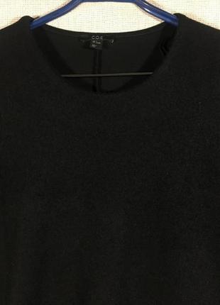 Комбінована чорна сукня довгий рукав8 фото