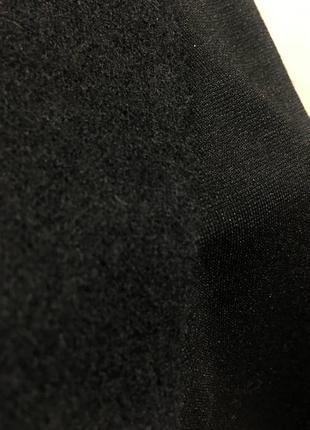 Комбинированное черное платье длинный рукав9 фото