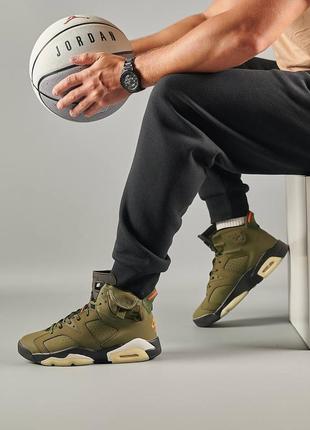 Шикарные стильные кроссовки "nike air jordan retro 6"2 фото