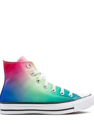 Кеды высокие converse chuck taylor ombre2 фото