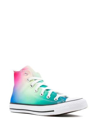 Кеды высокие converse chuck taylor ombre1 фото