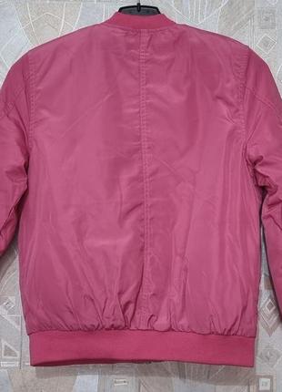 Шикарная непромокаемая термокуртка - бомбер р. 158 см. (12-13 лет)6 фото