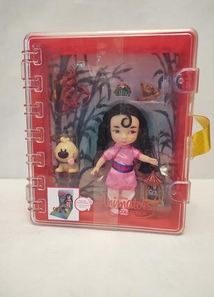 Набор disney кукла мулан мини аниматор disney animators" collection mulan mini doll playset