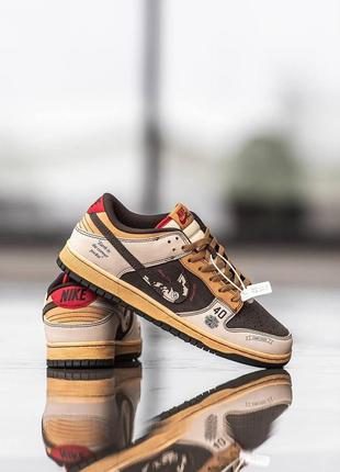 Новинка  кросовки стилини( наик) ▪️nike sb dunk low x stussy 40th модни5 фото