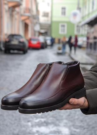 Зимние ботинки на натуральном меху от польского производителя