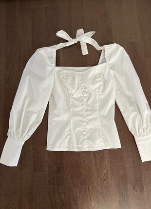 Блуза з імітацією корсету