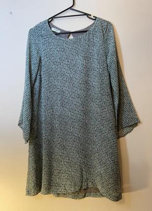Жіноча сіра сукня з відкритою спиною pull & bear, розмір l1 фото