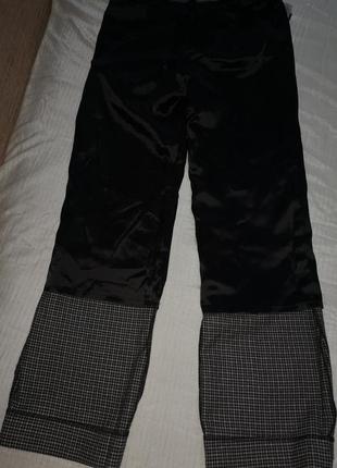Теплі прямі штани брюки гусяча лапка бренд m/l4 фото