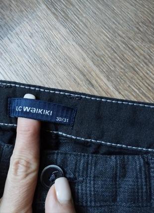 Теплые брюки брюки в клетку lc waikiki2 фото