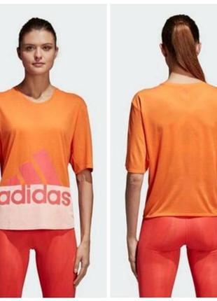 281. яркая спортивная футболка всемирно известного немецкого бренда adidas