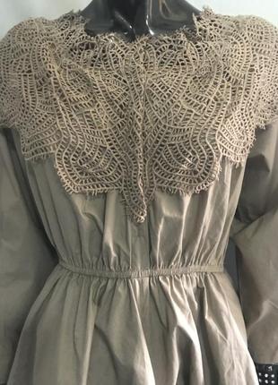 Стильне бавовняне плаття по знижці. розмір універсальний .2 фото