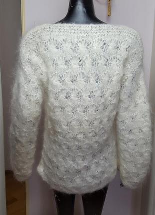 Нежнейший свитер из шерсти альпаки мохер6 фото