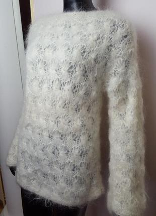 Ніжний светр із вовни альпаки мохер4 фото