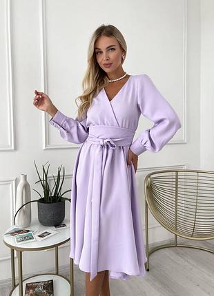 Сукня жіноча довга міді з поясом нарядна святкова новорічна на новий рік корпоратив гарна чорна рожева біла коричнева блакитна бежева декольте6 фото