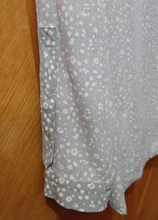 Новая 100% вискоза стильная блуза рубашка р.16 от peacocks9 фото