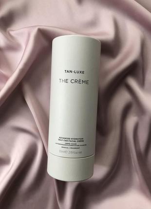 Увлажняющий крем для автозагара для кожи лица tan-luxe the creme, 65ml3 фото