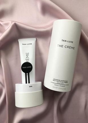 Увлажняющий крем для автозагара для кожи лица tan-luxe the creme, 65ml2 фото