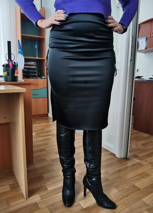 🛍river island. нова атласна спідниця