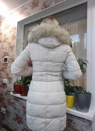 Распродажа!!!пуховый зимний или демисезонный пуховик -куртка diser,размер s.состав : пух-перо8 фото
