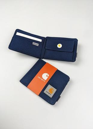 Синій гаманець carhartt, гаманець carhartt wip, гаманець кархарт, гаманець