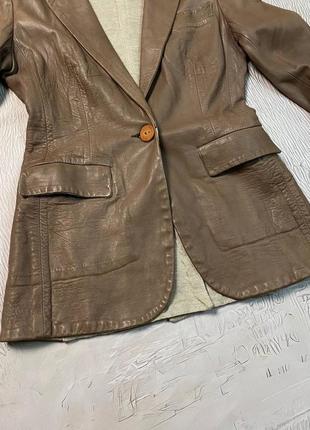 Isaac sellam experience винтажный кожаный пиджак куртка9 фото