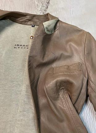 Isaac sellam experience винтажный кожаный пиджак куртка10 фото