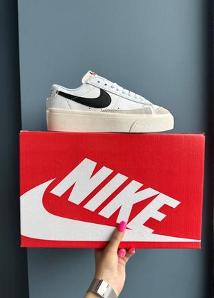 Кросівки nike blazer low 77 vintage white black